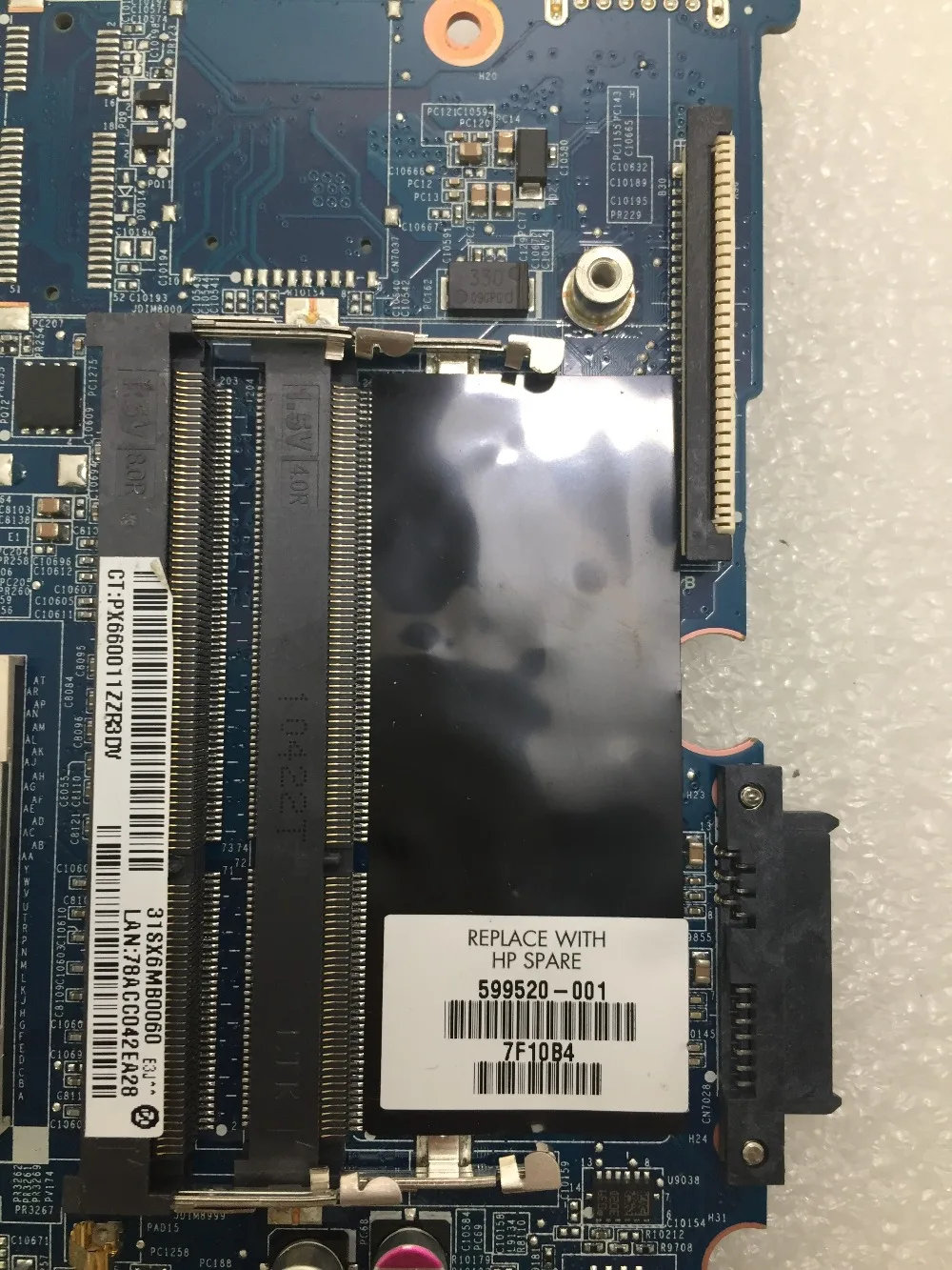 Шели для HP 4320S материнская плата 599520 001 DASX6MB16E0|Материнские платы| |