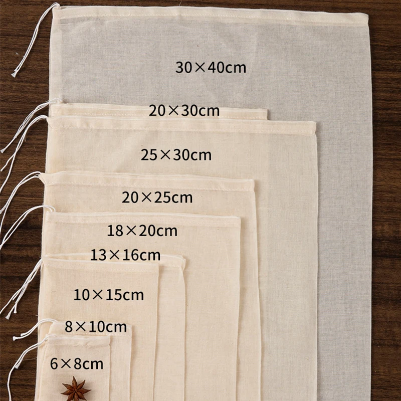 10 шт. хлопковые чайные пакеты на шнурке | Дом и сад