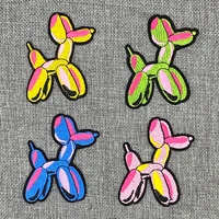 balloon dog patches cartoon diy badge embroidery patch applique clothes ironing clothing sewing supplies decorative badges