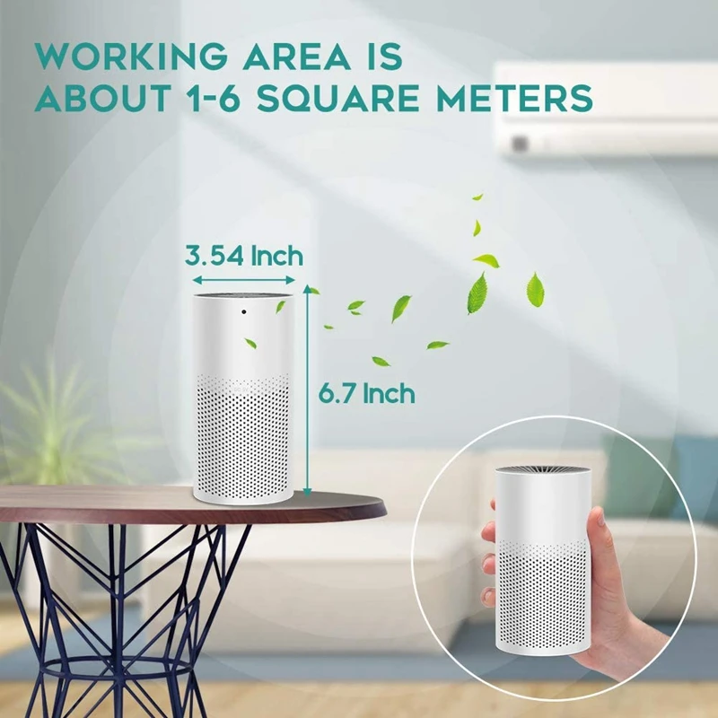 Портативный Семейный офисный Настольный автомобиль с HEPA фильтром