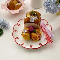 retro ceramic plate kitchen tableware household flower dishes cake dessert plates creative cute dish plateau de service %d1%82%d0%b0%d1%80%d0%b5%d0%bb%d0%ba%d0%b8