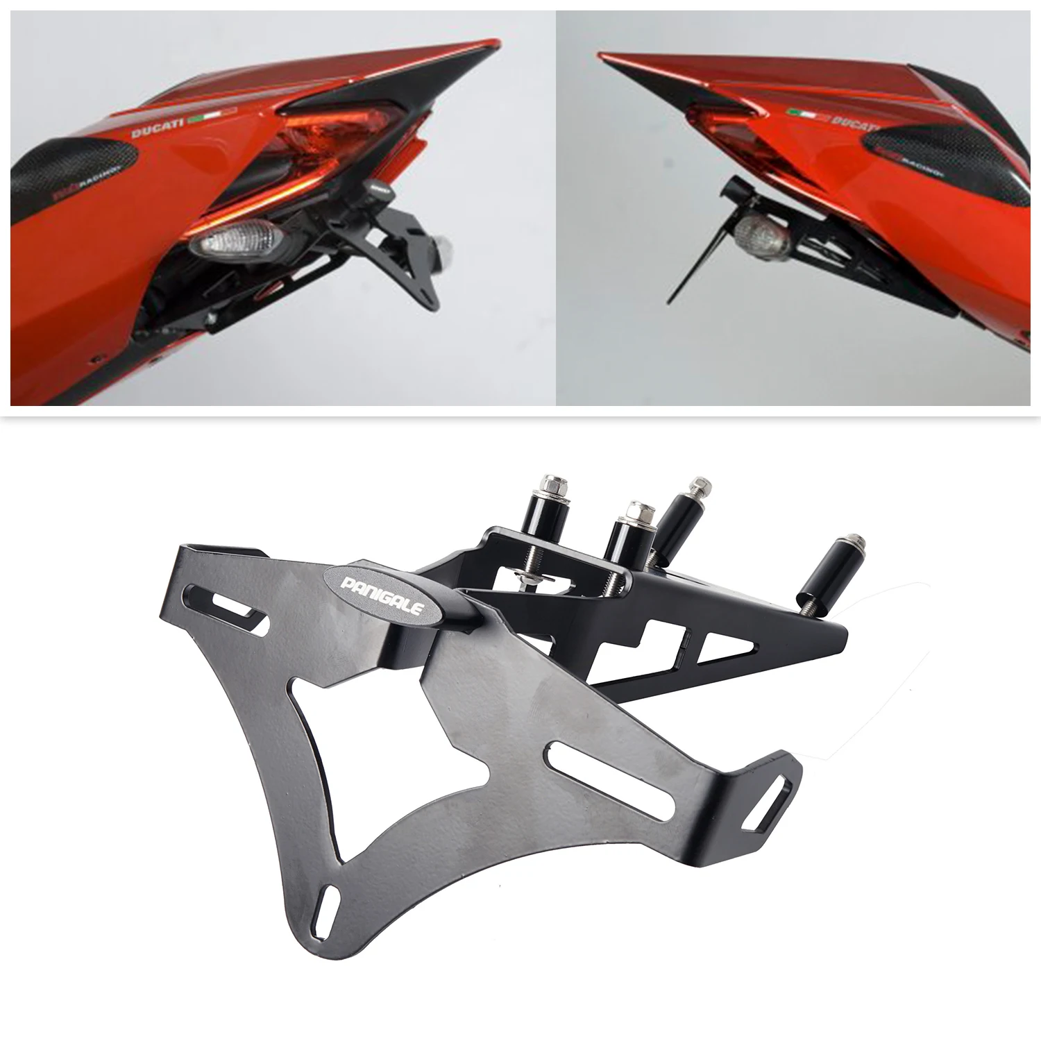 

For Ducati Panigale 899 959 1199 1299 Motorcycle License Plate Holder License Bracket Tail Tidy