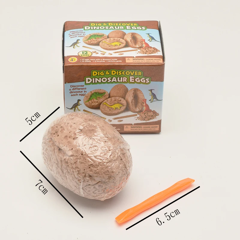 DIY Имитация Динозавра яйцо окаменелостей автология игрушечный экскаватор