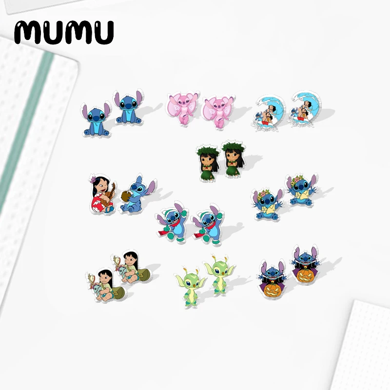 Серьги-гвоздики женские из 2021 акрила эпоксидные украшения | Украшения и