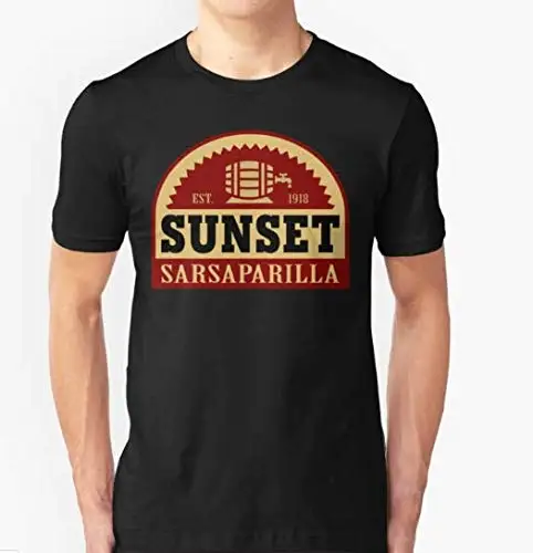 Закат сарсапарилла Slim Fit футболка для мужчин и женщин унисекс мужская женская |