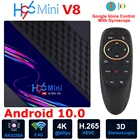 Приставка Смарт-ТВ H96 MINI V8, Android 10,0, Rockchip RK3228A, 4 ядра, 2 + 16 ГБ, Wi-Fi, 3D, H.265, 4K