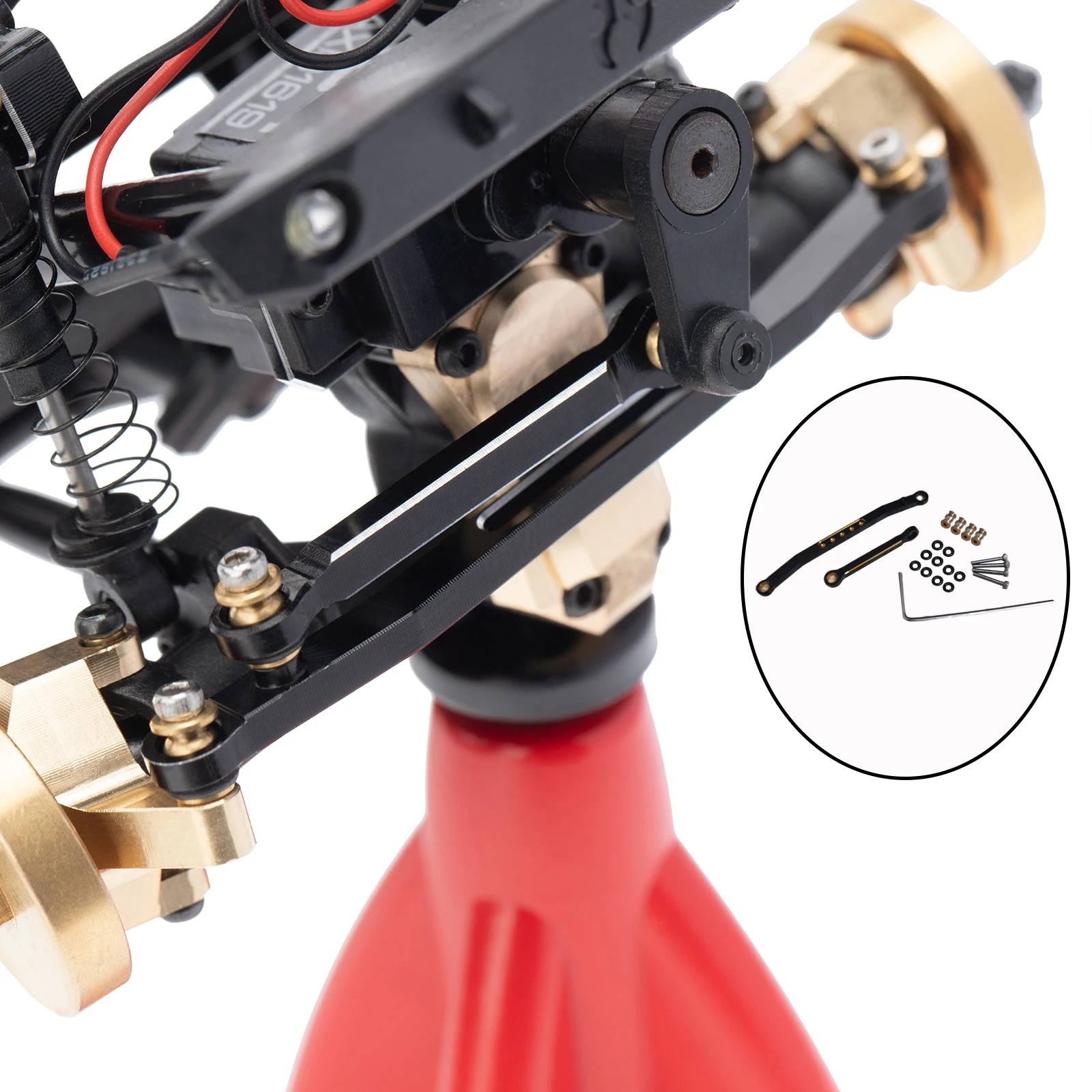 1/24 Model Car Copper Steering Linkage High-tightening Durable for AXIAL SCX24 AXI00001 Upgrade | Игрушки и хобби