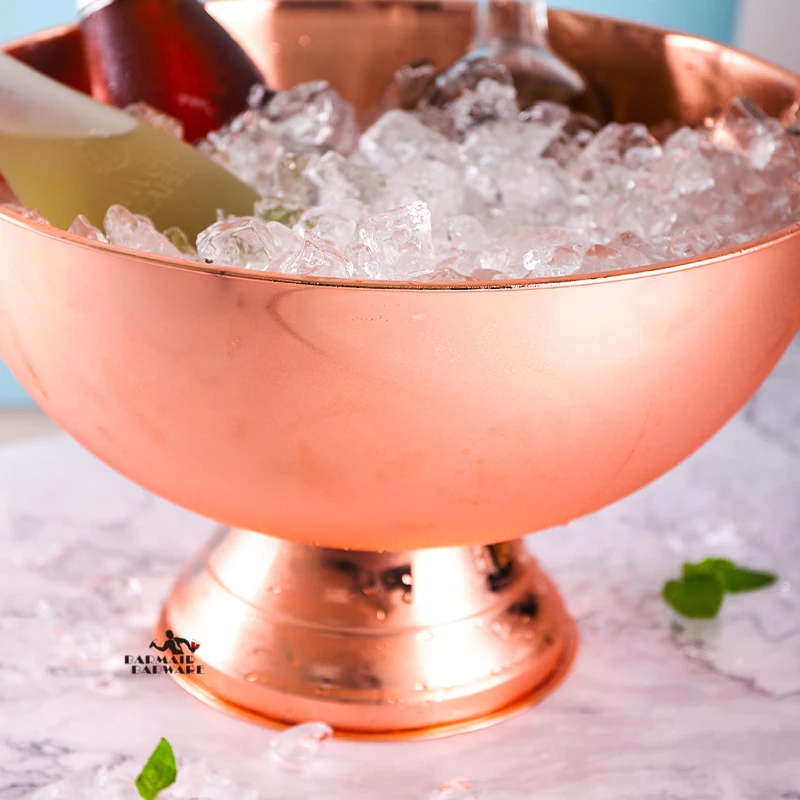 Цельнокроеное платье 13L Нержавеющая сталь ведерко со льдом винный бокал для