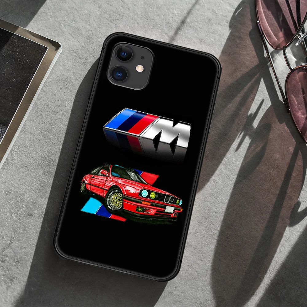 

Blue Red Sport Car M Blue Red Phone Case Cover Hull For iphone 5 5s se 2020 6 6s 7 8 12 mini plus X XS XR 11 PRO MAX black Cell