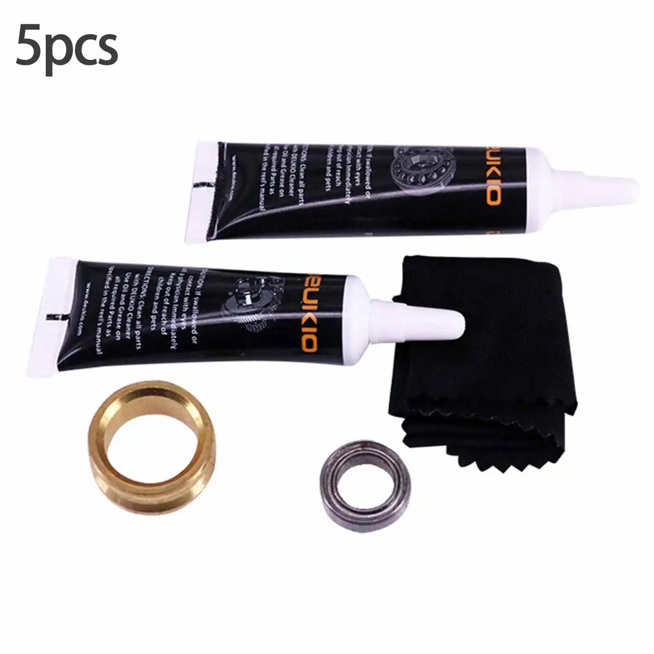 

5pcs Fishing Tool Maintenance Set Fishing Reel Lubricating Grease And Lubricant Oil Roller Bail Roller Bearing Lubricant