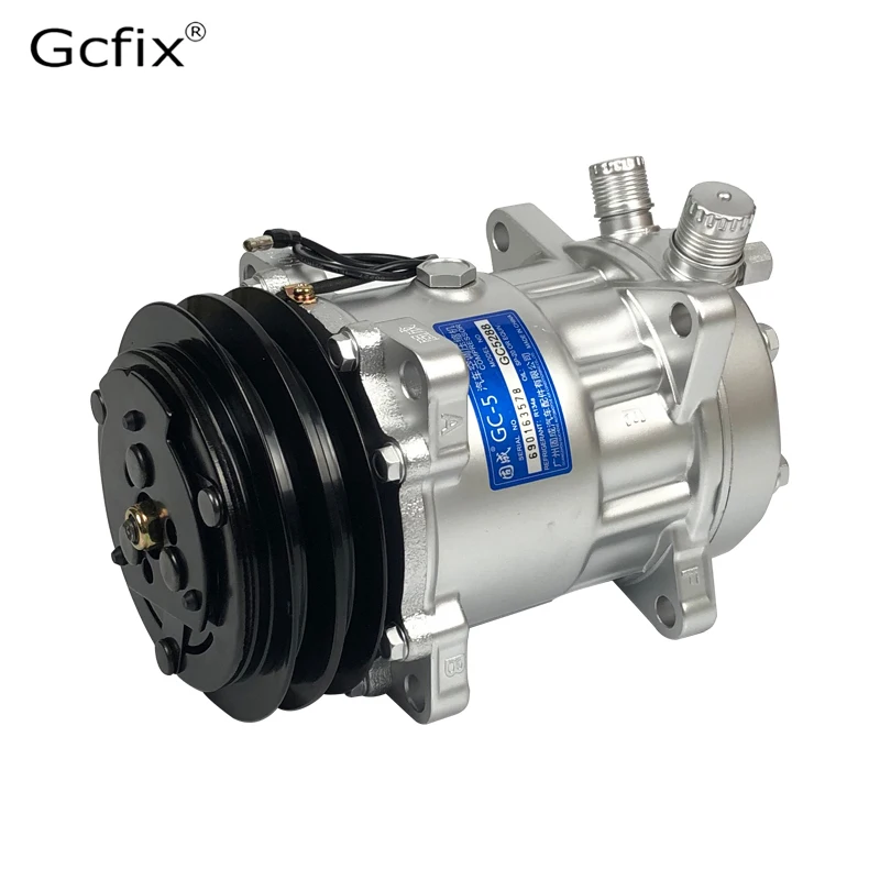 New Sanden 709 Sd7h15 12/24 Volts Compressor 2groove V-blet Pulley Universal