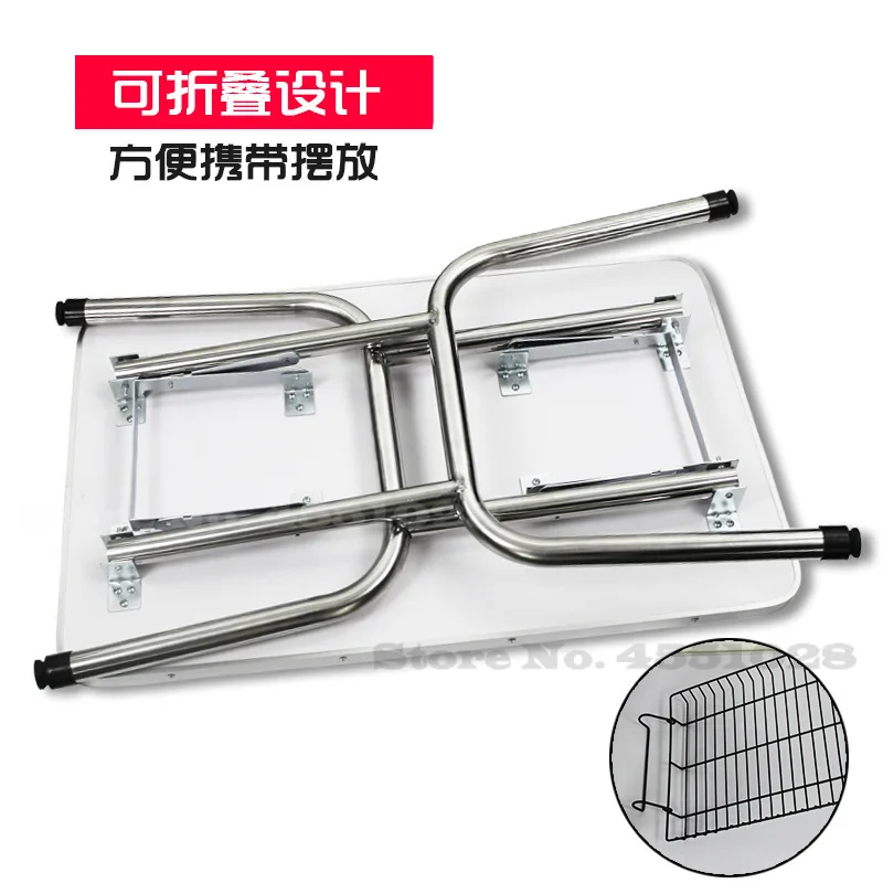 Складной стол для груминга домашних животных LK668 из нержавеющей стали 30%