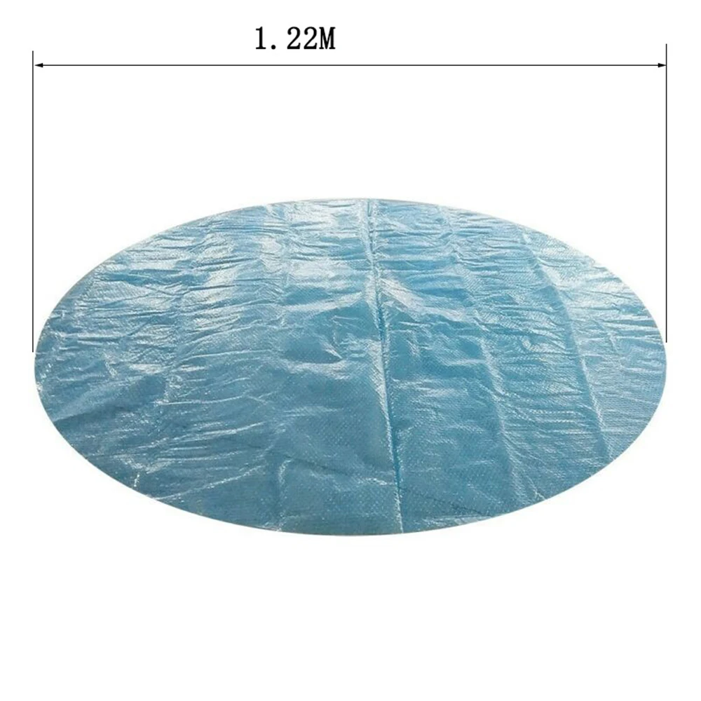 

Heat Pool Cover Retaining Drain Holes Covering PE Blue Accessory Solar