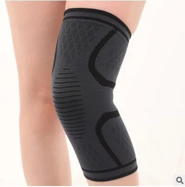 Одна штука защиты колена поддерживающего коленные пателлярные подушечки прессованный эластичный браслет для бега, баскетбола, волейбола и других видов спорта.