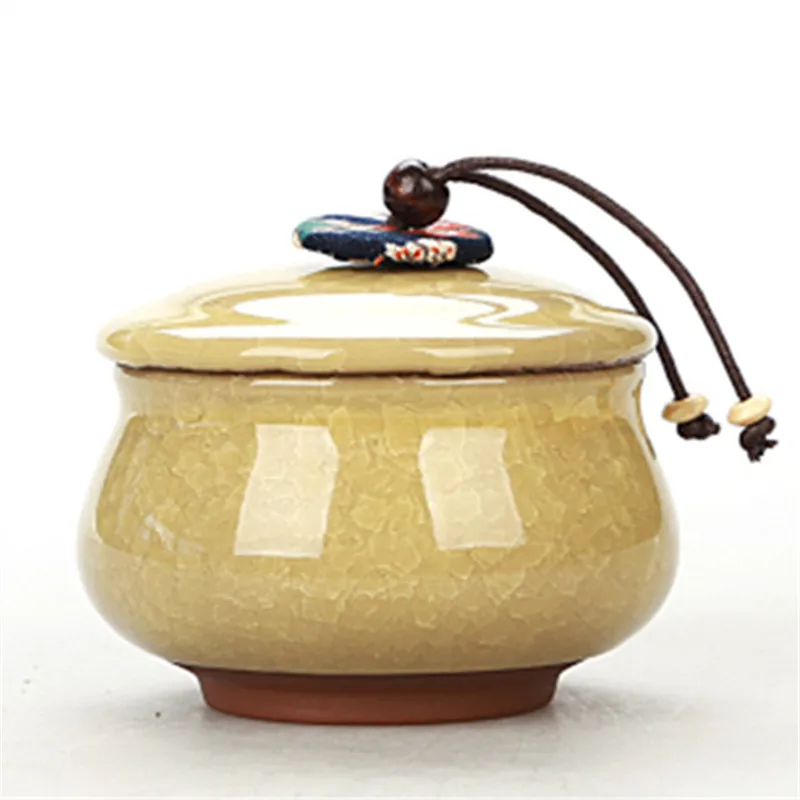 Зеленый фарфор Жестяная Банка ручной работы чайник керамический фиолетовый