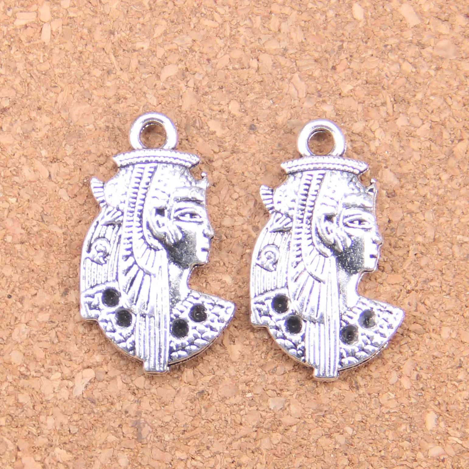 28 шт. Подвески египетская Клеопатра 29x17 мм старинные подвески Винтаж ювелирные