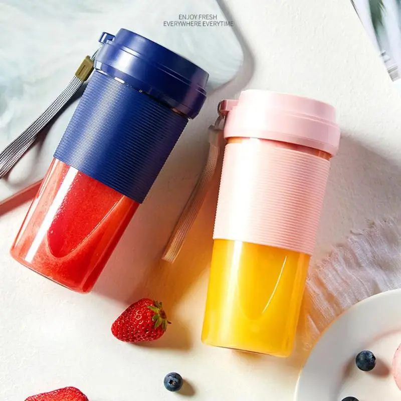 

300ml Portable Juicer Electric USB Rechargeable Smoothie Blender Machine Mixer Mini Juice Cup Maker fast Blenders food processor