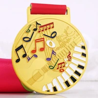 metal medal trophy grand music piano violin singing childrens competition award singing medal