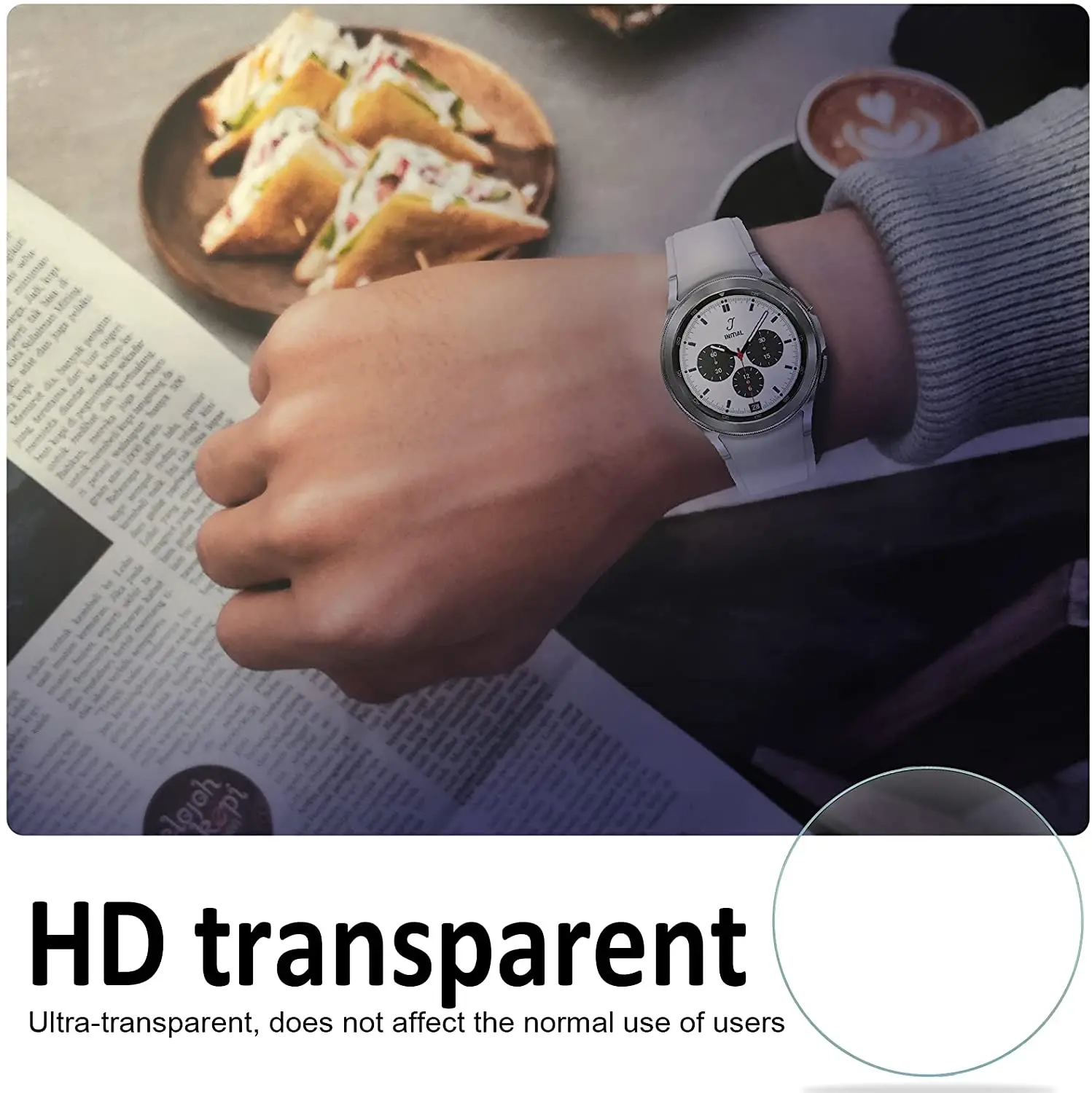 tempered glass for samsung galaxy watch 4 classic 42mm 46mm screen protector anti scratch for galaxy watch 4 classic12345pcs free global shipping