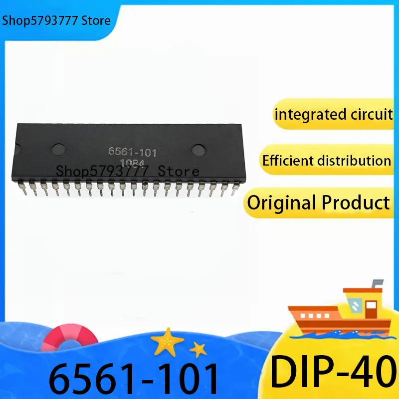 1 шт. новый оригинальный подлинный 6561-101 DIP-40 6561 DIP40 |