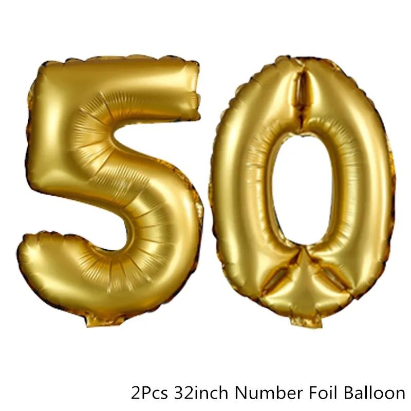Gold 50th Chicinlife 1 шт. 30 40 50 60 лет Очки День рождения Юбилей Мужчины Женщины забавная оправа для очков фото стенд Реквизит Поставки - Цвет: Gold 50th