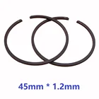 Поршневое кольцо 2 шт.лот 45 мм * 1,2 мм подходит для китайской бензопилы Komastu Zenoah G5200 5200 52CC YD52 TOPSUN Zomax STIGA ALPINA Anova ama