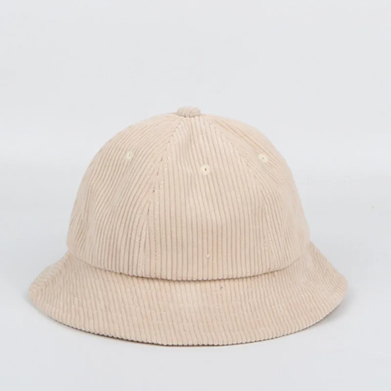 Панама Вельветовая однотонная для мальчиков и девочек шапка рыбака уличная