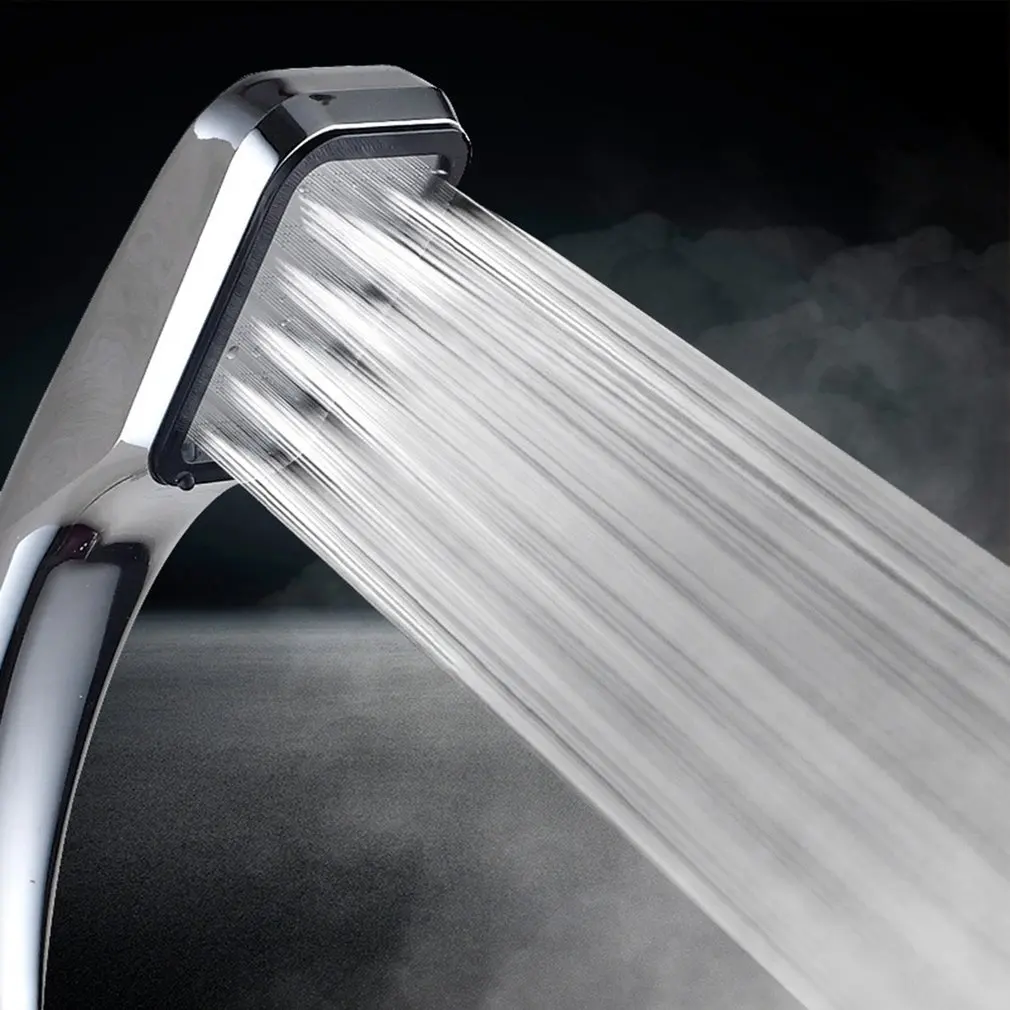 

Hot Sale 300 Hole Super Pressurized Shower Head Square Hand Shower Booster Shower Head Water Saving Shower Drop Shipping