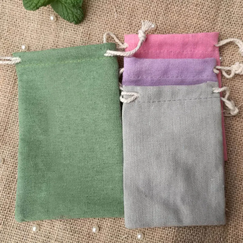 Подарочные сумочки из хлопка 8x10 см 9x12 10x15 (4x6 вечерние)|jewelry packaging bags|cotton gift pouchjewelry