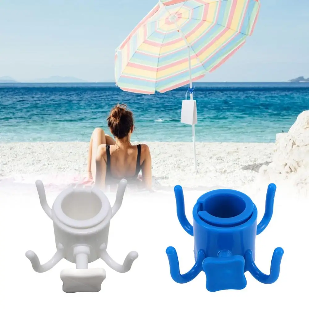 Уличный большой пляжный зонт якорь с четырехногим крючком пластиковые