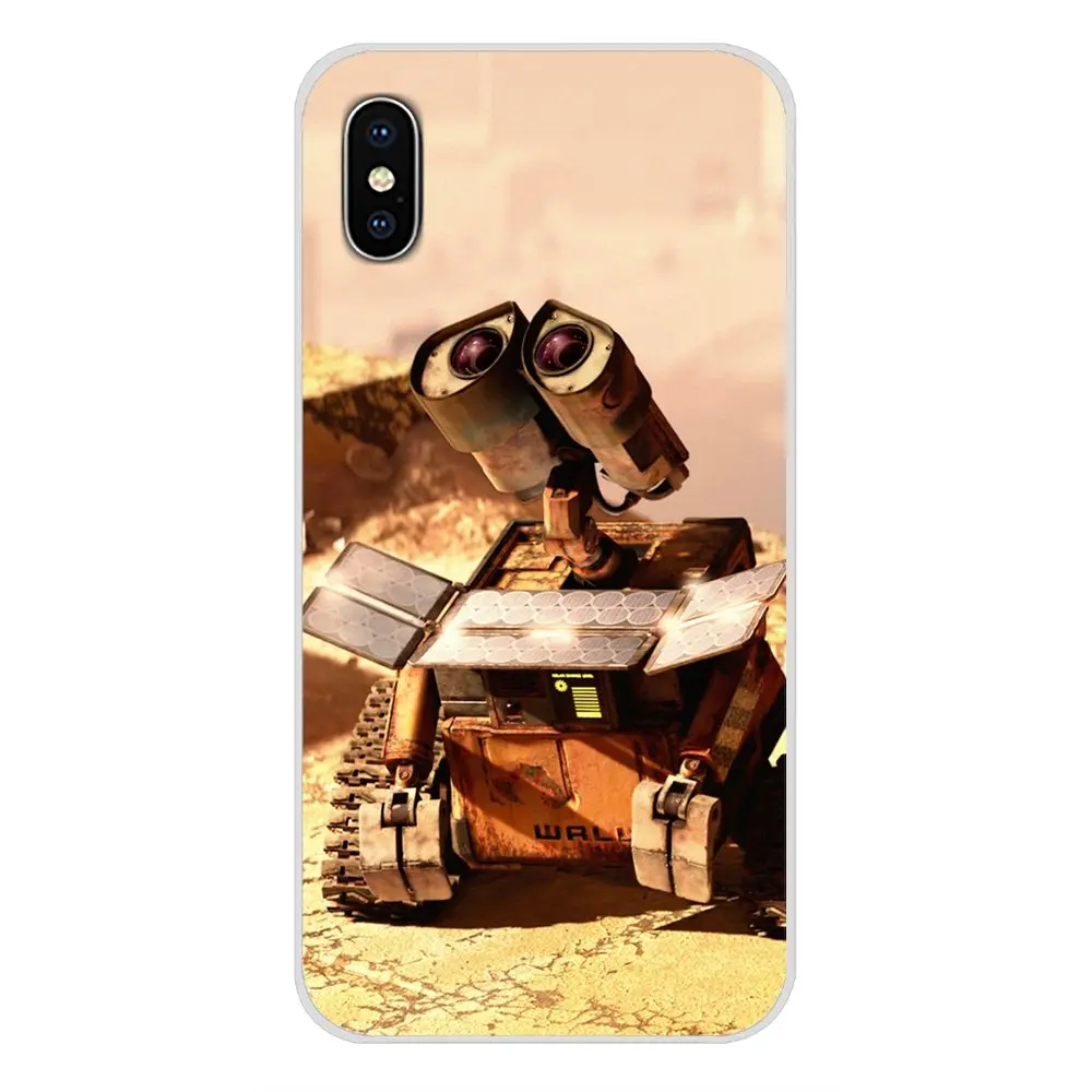 Прохладный Wall-e робот для Huawei NOVA 2 3 2i 3i Y6 Y7 Y9 премьер-профессионал GR3 GR5 2017 2018 2019 Y5II Y6II