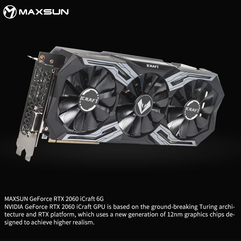 Видеокарта MAXSUN RTX 2060 iCraft/Terminator 6 ГБ GDDR6 12 нм | Компьютеры и офис