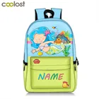 Детский Школьный рюкзак с рисунком русалкипринцессыживотноголокомотива