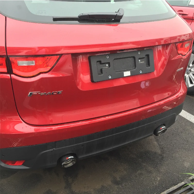 2 шт. углеродное волокно выхлопная труба для автомобиля глушитель наконечники