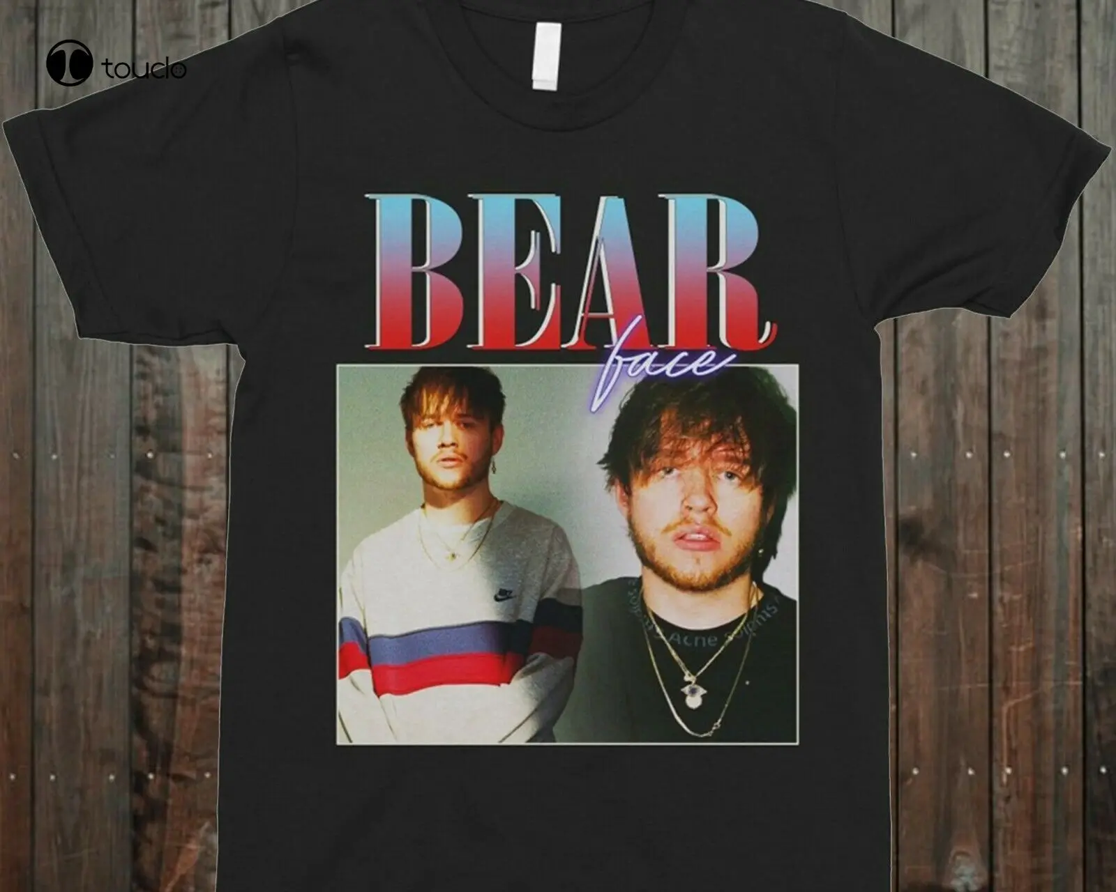 

Винтажная Футболка Bearface в стиле 90-х с круглым вырезом, футболка на заказ, aldult, Подростковая футболка унисекс с цифровой печатью, модная забав...