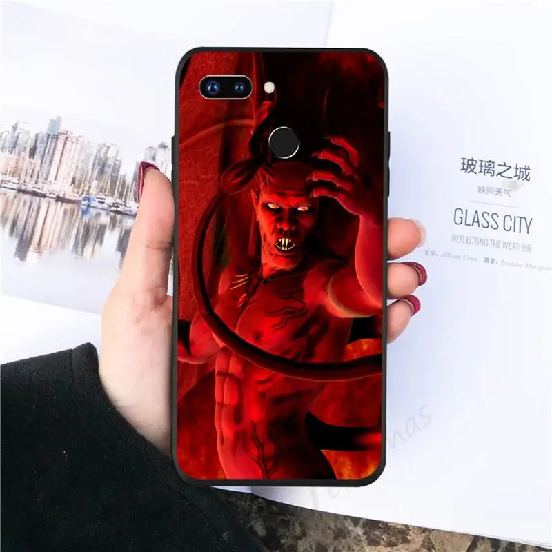 

Devil Satan Horror skull Phone Case For Huawei Enjoy 7 7s 8 8e 9 9e 10 plus P8lite 2017 Honor 5a view9 play 3e