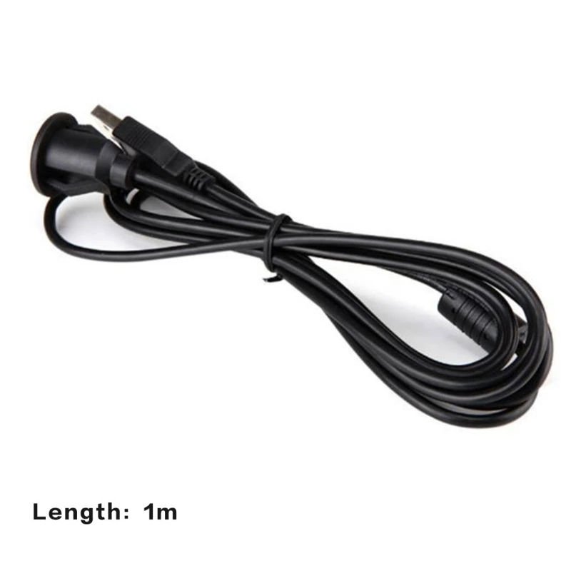 

1M Car Dash Board Mount A Male To A Female USB 2.0 Socket Extension Panel Cable