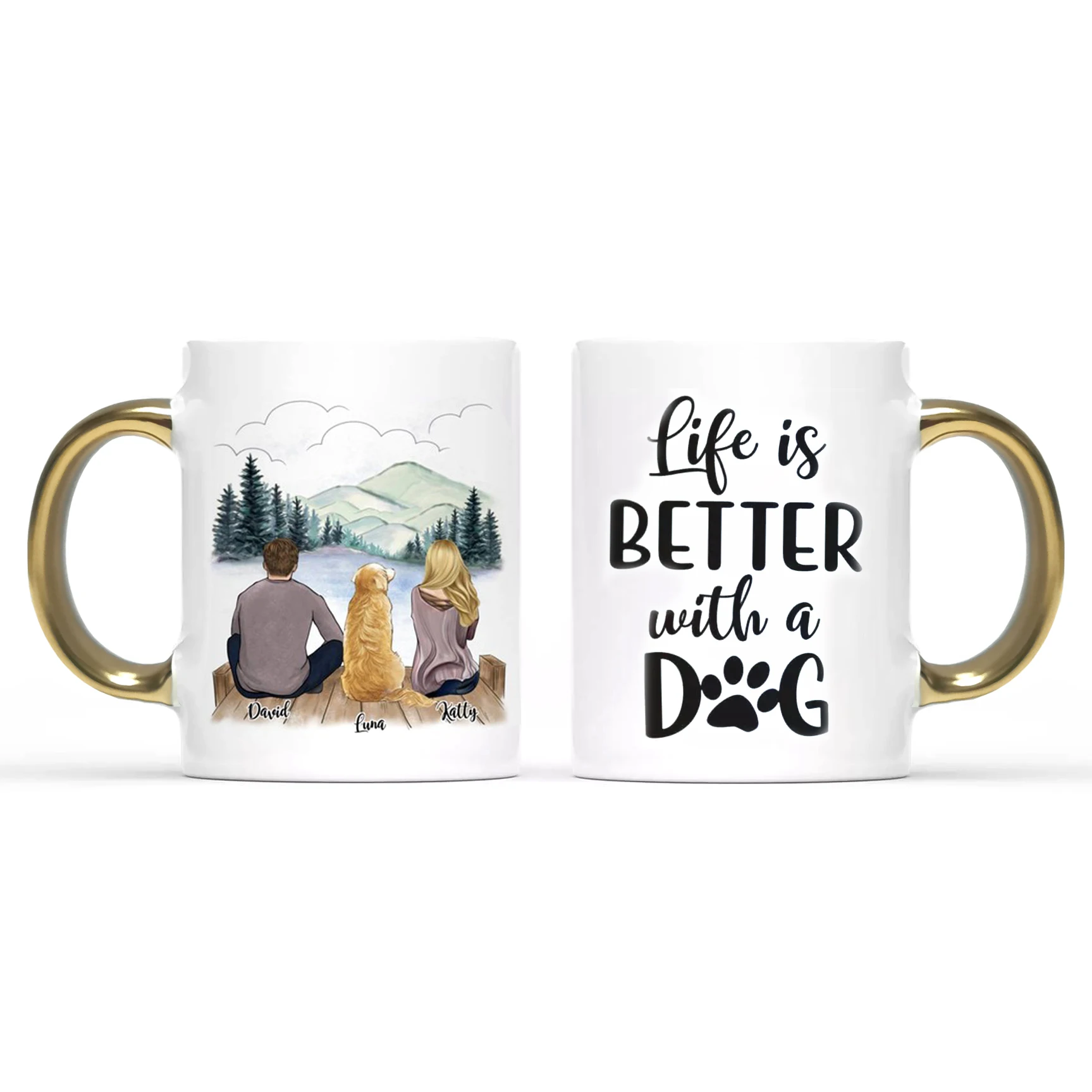 

Персонализированные Кружки "сделай сам" для пар и собак человек Для женщин чашка индивидуальный заказ керамические кофейные кружки чашки п...