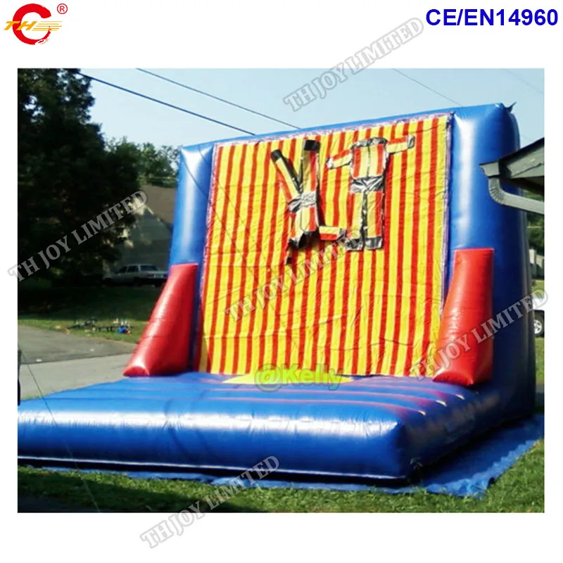 Бесплатная доставка к двери гигантские надувные липкие стены спортивные игры