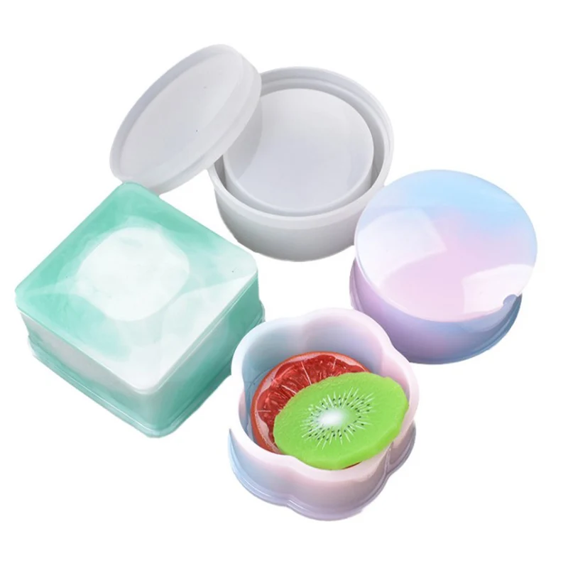 

1Pc Heart Square Resin Mold Silicone Mold Ashtray Mold For DIY Resin UV Crystal Epoxy Crafts Crystal Ashtray Home Decoration