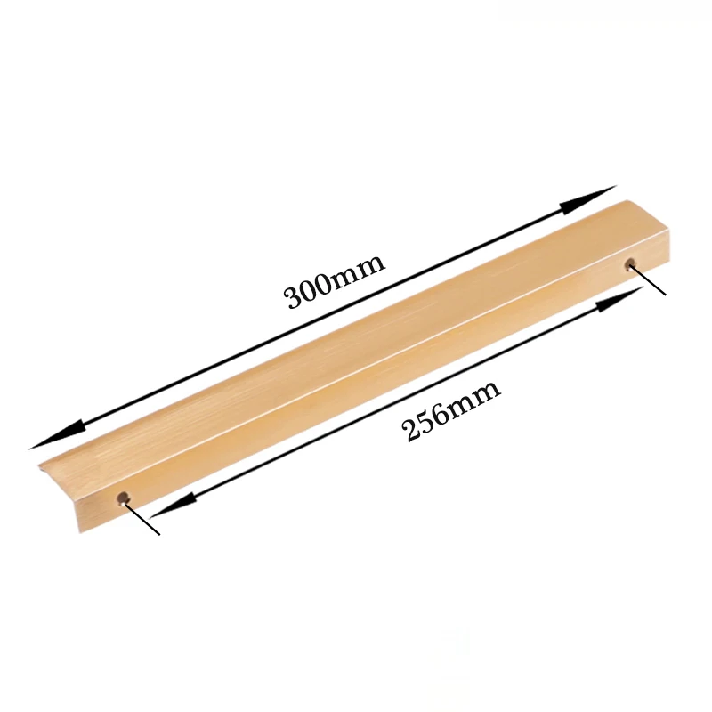 

8858 Gold 256mm Knobs and Handles Furniture Handles for Cabinets and Drawers Children Handles Aluminum