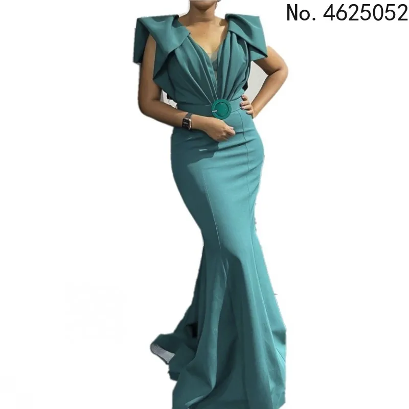 Африканские элегантные вечерние платья Дашики без рукавов облегающие