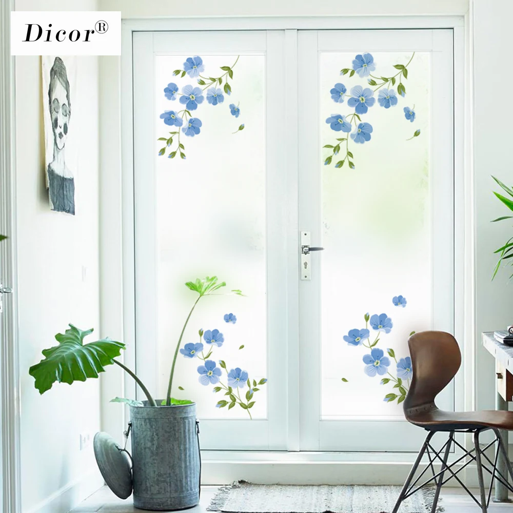 Наклейки на окна тактическая липкая матовая стеклянная пленка витражная стекло