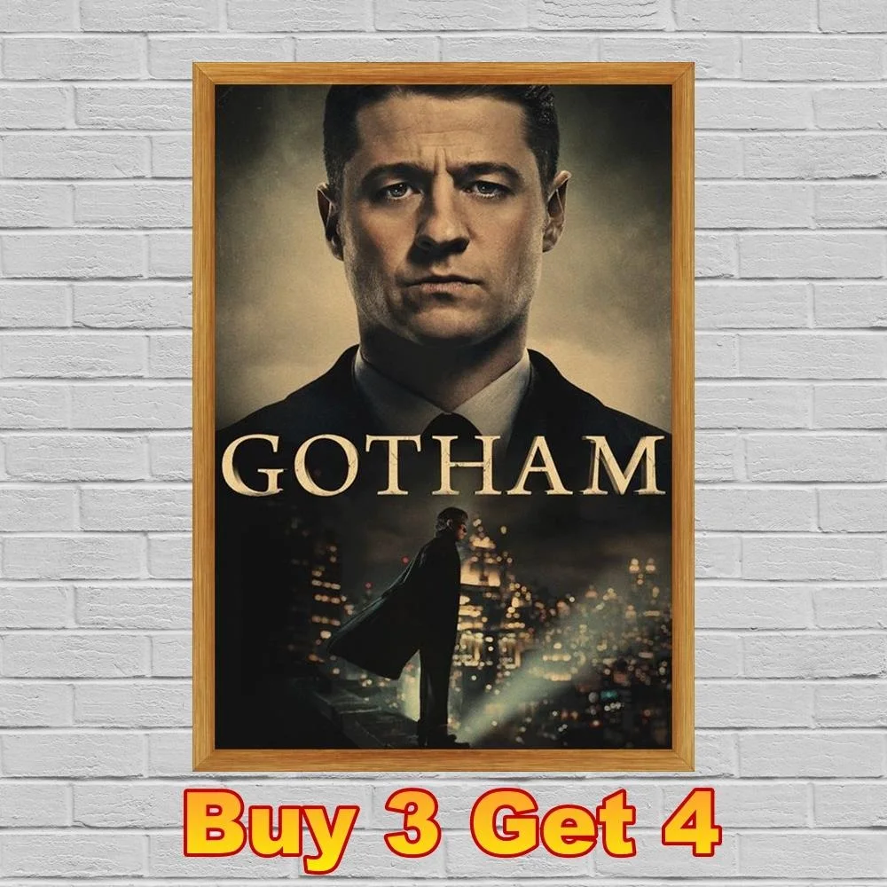 Постеры и крафт-бумага для ТВ сериала Готэм настенный художественный постер