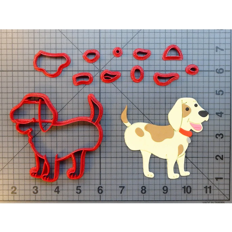 Люк мультфильм Клиффорд большая красная собака резак для печенья мастики