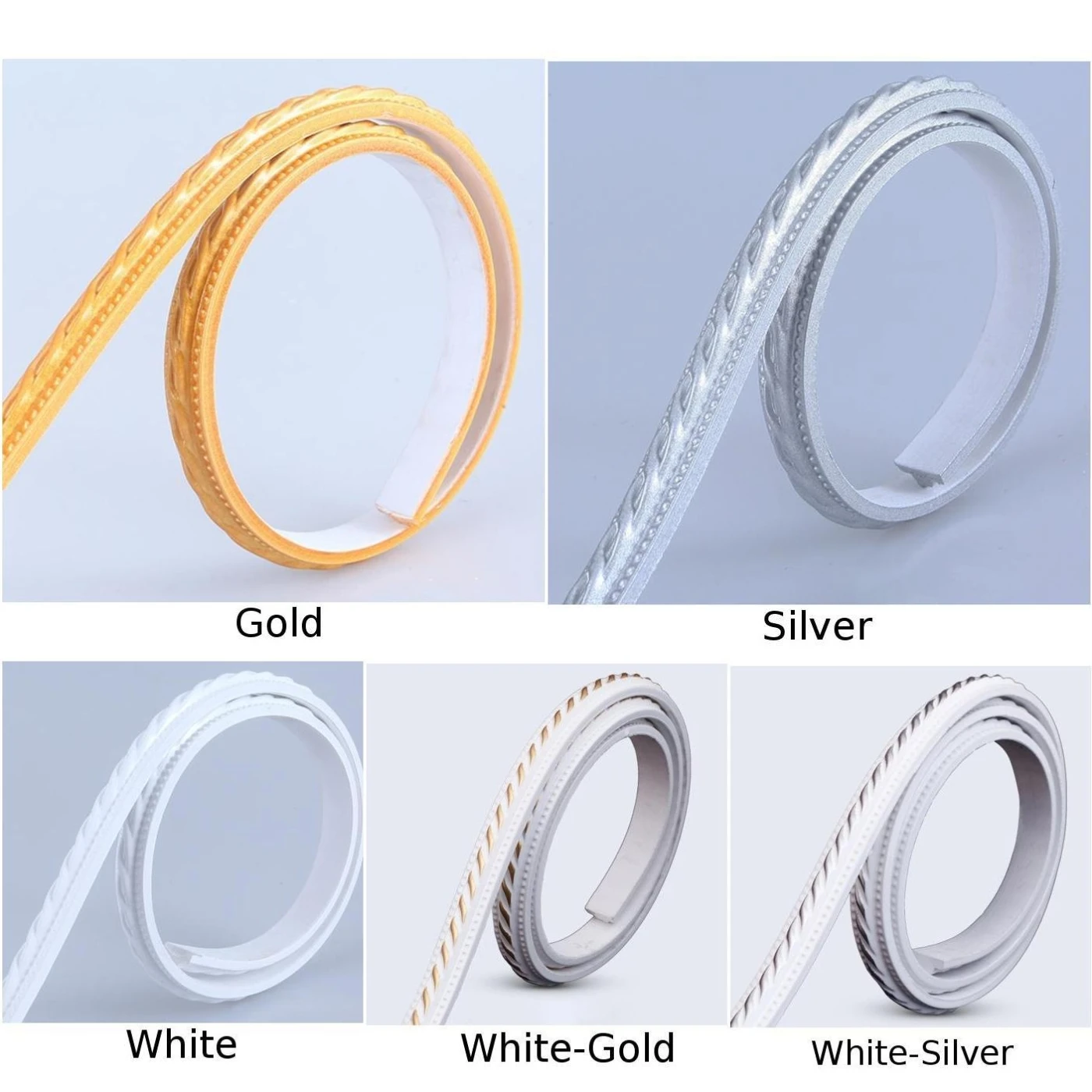 Ribbon Panel Moulding Rope Trim Home TV backgroundsdoor frames PVC Flexible | Дом и сад