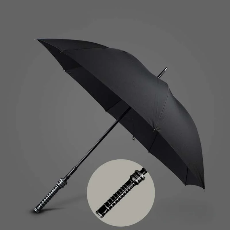 Katana Umbrella Gift Man Rain Free Shipping Business Outdoor Long Handle Katana Umbrella Black Samurai Guarda Chuva Rain Gear