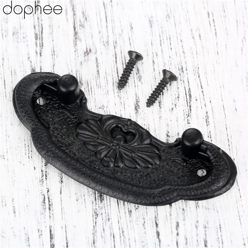 Dophee антикварная ручка для мебели черные ручки и шкафа кухонный ящик шкаф дверная