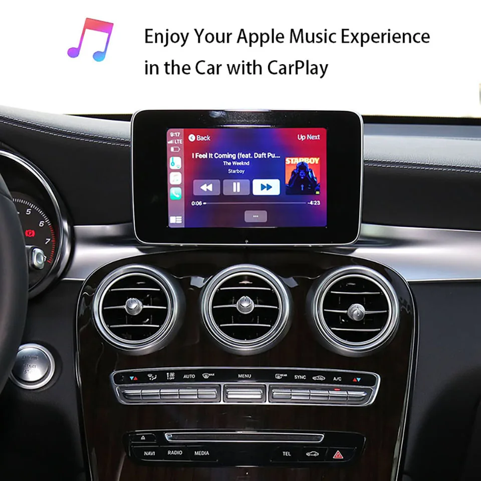 Беспроводная Автомобильная Мультимедийная головка Apple CarPlay Android интерфейс задней