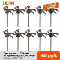 4 inch woodwork clamp 234510pcs woodworking work bar f clamp clip set quick ratchet release diy carpentry hand tool gadget